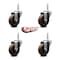 Service Caster 35 Inch High Temp Glass Filled Nylon Wheel Swivel 34 Inch Threaded Stem Caster Set SCC-TS20S3514-GFNSHT-34212-4 - alternate 4